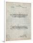 PP1040-Antique Grid Parchment Slide Rule Patent Poster-Cole Borders-Framed Giclee Print