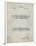 PP1040-Antique Grid Parchment Slide Rule Patent Poster-Cole Borders-Framed Premium Giclee Print