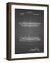 PP1040-Black Grid Slide Rule Patent Poster-Cole Borders-Framed Giclee Print