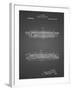 PP1040-Black Grid Slide Rule Patent Poster-Cole Borders-Framed Giclee Print