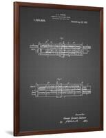 PP1040-Black Grid Slide Rule Patent Poster-Cole Borders-Framed Premium Giclee Print