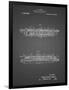 PP1040-Black Grid Slide Rule Patent Poster-Cole Borders-Framed Premium Giclee Print