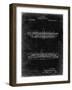 PP1040-Black Grunge Slide Rule Patent Poster-Cole Borders-Framed Giclee Print