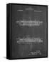 PP1040-Chalkboard Slide Rule Patent Poster-Cole Borders-Framed Stretched Canvas