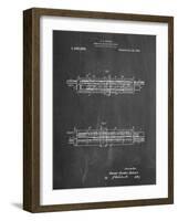 PP1040-Chalkboard Slide Rule Patent Poster-Cole Borders-Framed Giclee Print