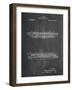 PP1040-Chalkboard Slide Rule Patent Poster-Cole Borders-Framed Giclee Print