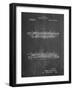 PP1040-Chalkboard Slide Rule Patent Poster-Cole Borders-Framed Giclee Print