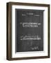 PP1040-Chalkboard Slide Rule Patent Poster-Cole Borders-Framed Premium Giclee Print