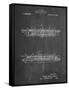 PP1040-Chalkboard Slide Rule Patent Poster-Cole Borders-Framed Stretched Canvas