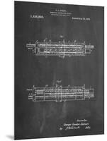 PP1040-Chalkboard Slide Rule Patent Poster-Cole Borders-Mounted Giclee Print