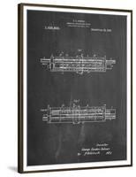 PP1040-Chalkboard Slide Rule Patent Poster-Cole Borders-Framed Premium Giclee Print