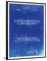 PP1040-Faded Blueprint Slide Rule Patent Poster-Cole Borders-Framed Premium Giclee Print