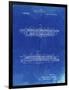 PP1040-Faded Blueprint Slide Rule Patent Poster-Cole Borders-Framed Premium Giclee Print