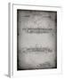 PP1040-Faded Grey Slide Rule Patent Poster-Cole Borders-Framed Giclee Print