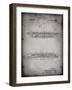 PP1040-Faded Grey Slide Rule Patent Poster-Cole Borders-Framed Giclee Print