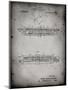 PP1040-Faded Grey Slide Rule Patent Poster-Cole Borders-Mounted Giclee Print