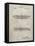 PP1040-Sandstone Slide Rule Patent Poster-Cole Borders-Framed Stretched Canvas