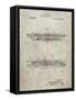 PP1040-Sandstone Slide Rule Patent Poster-Cole Borders-Framed Stretched Canvas