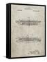 PP1040-Sandstone Slide Rule Patent Poster-Cole Borders-Framed Stretched Canvas