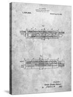 PP1040-Slate Slide Rule Patent Poster-Cole Borders-Stretched Canvas