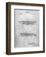 PP1040-Slate Slide Rule Patent Poster-Cole Borders-Framed Premium Giclee Print