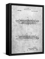 PP1040-Slate Slide Rule Patent Poster-Cole Borders-Framed Stretched Canvas
