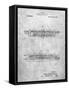 PP1040-Slate Slide Rule Patent Poster-Cole Borders-Framed Stretched Canvas