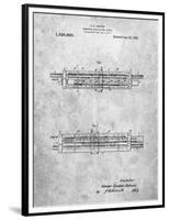 PP1040-Slate Slide Rule Patent Poster-Cole Borders-Framed Premium Giclee Print
