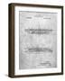 PP1040-Slate Slide Rule Patent Poster-Cole Borders-Framed Giclee Print