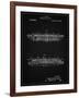 PP1040-Vintage Black Slide Rule Patent Poster-Cole Borders-Framed Giclee Print