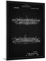 PP1040-Vintage Black Slide Rule Patent Poster-Cole Borders-Mounted Giclee Print