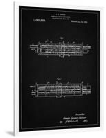 PP1040-Vintage Black Slide Rule Patent Poster-Cole Borders-Framed Premium Giclee Print