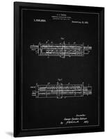 PP1040-Vintage Black Slide Rule Patent Poster-Cole Borders-Framed Premium Giclee Print