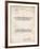 PP1040-Vintage Parchment Slide Rule Patent Poster-Cole Borders-Framed Giclee Print