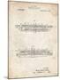PP1040-Vintage Parchment Slide Rule Patent Poster-Cole Borders-Mounted Giclee Print