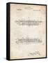 PP1040-Vintage Parchment Slide Rule Patent Poster-Cole Borders-Framed Stretched Canvas