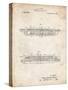 PP1040-Vintage Parchment Slide Rule Patent Poster-Cole Borders-Stretched Canvas