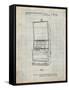 PP1043-Antique Grid Parchment Slot Machine Patent Poster-Cole Borders-Framed Stretched Canvas