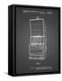PP1043-Black Grid Slot Machine Patent Poster-Cole Borders-Framed Stretched Canvas