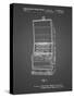 PP1043-Black Grid Slot Machine Patent Poster-Cole Borders-Stretched Canvas