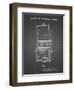 PP1043-Black Grid Slot Machine Patent Poster-Cole Borders-Framed Giclee Print