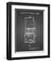 PP1043-Black Grid Slot Machine Patent Poster-Cole Borders-Framed Giclee Print