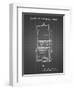 PP1043-Black Grid Slot Machine Patent Poster-Cole Borders-Framed Giclee Print