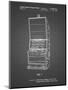 PP1043-Black Grid Slot Machine Patent Poster-Cole Borders-Mounted Giclee Print