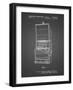 PP1043-Black Grid Slot Machine Patent Poster-Cole Borders-Framed Premium Giclee Print