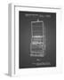 PP1043-Black Grid Slot Machine Patent Poster-Cole Borders-Framed Premium Giclee Print