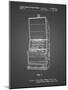 PP1043-Black Grid Slot Machine Patent Poster-Cole Borders-Mounted Premium Giclee Print