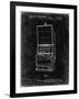 PP1043-Black Grunge Slot Machine Patent Poster-Cole Borders-Framed Giclee Print