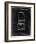 PP1043-Black Grunge Slot Machine Patent Poster-Cole Borders-Framed Giclee Print