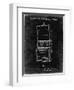 PP1043-Black Grunge Slot Machine Patent Poster-Cole Borders-Framed Giclee Print